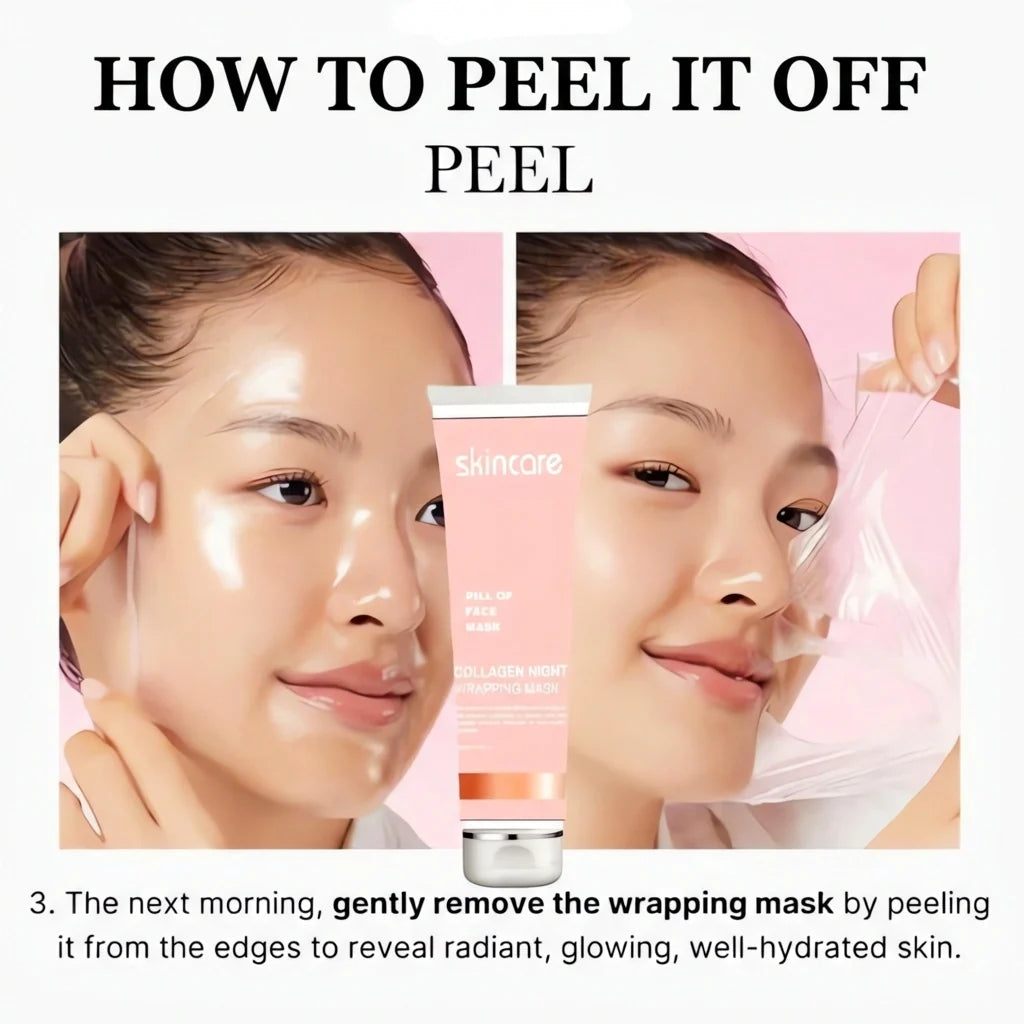 Korean Collagen Night Wrapping Peel Off Mask