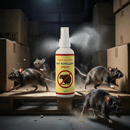 Fast Acting Rat Repellent Spray | PACK OF 3 😍