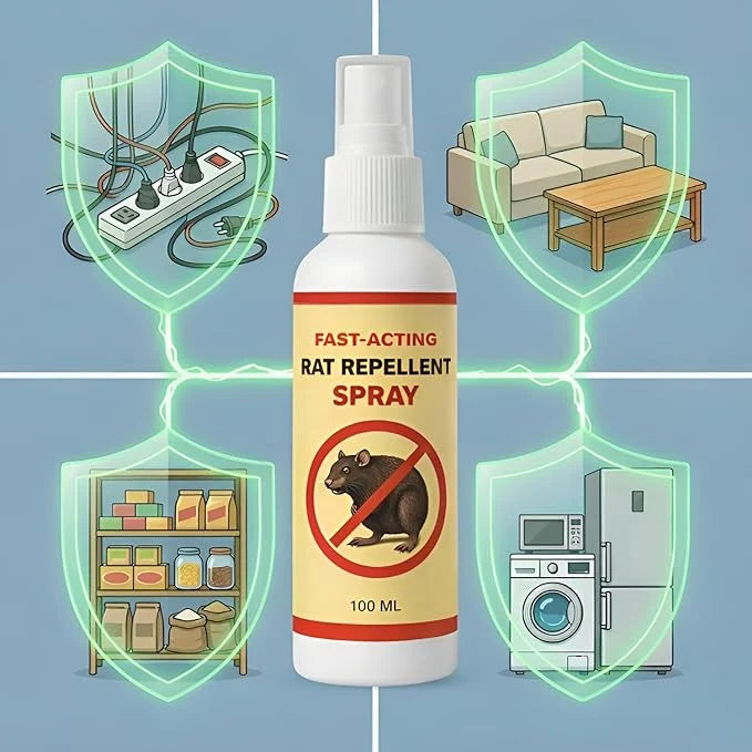Fast Acting Rat Repellent Spray | PACK OF 3 😍