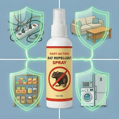 Fast Acting Rat Repellent Spray | PACK OF 3 😍