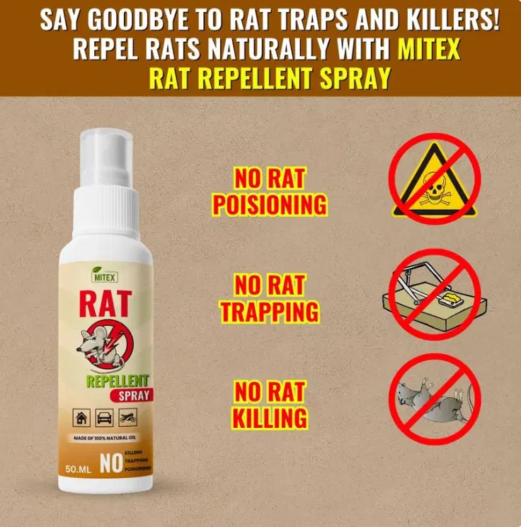 Fast Acting Rat Repellent Spray | PACK OF 3 😍